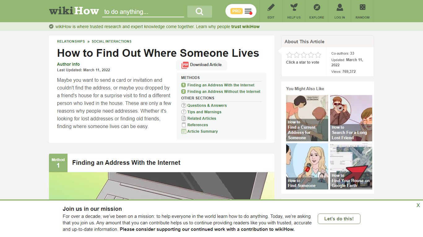 How to Find Out Where Someone Lives: 8 Steps (with Pictures) - wikiHow